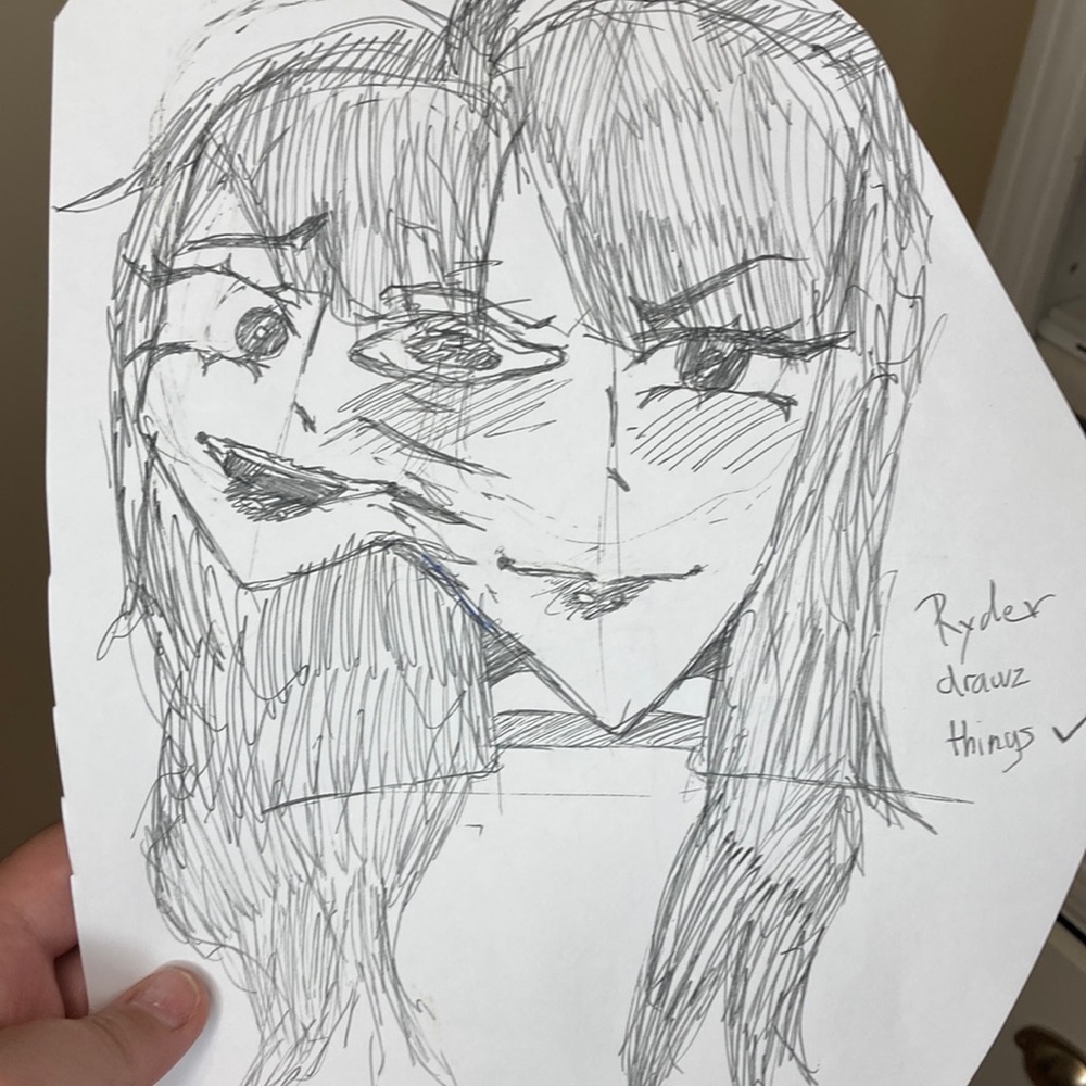 Conjoined Twin Drawing